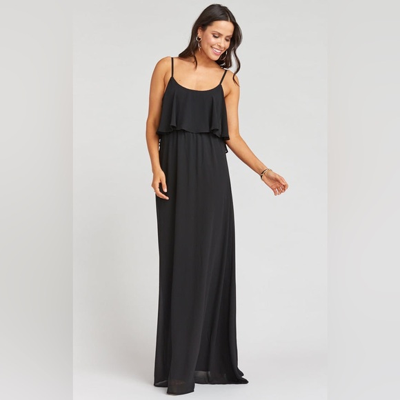 Show Me Your Mumu Caitlin Ruffle Maxi Dress - Picture 1 of 7